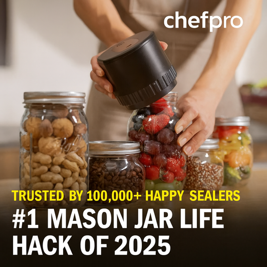 Mason Jar Electric Vacuum Sealer – Preserve Freshness with Ease